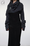 Marc Le Bihan Shoulder Fastest Long -sleeved Dress 2865 Black